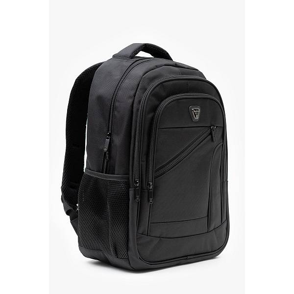 Budmil iskolatáska, hátizsák laptoptartóval - Black