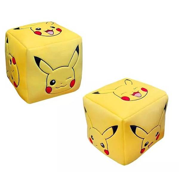 Pokemon párna 25 cm-es kocka - Pikachu
