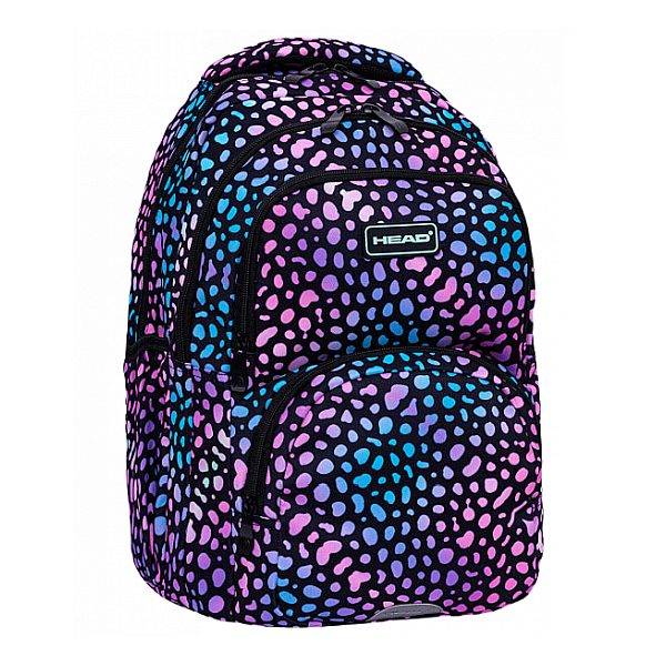 HEAD ergonomikus iskolatáska, hátizsák 44 cm – Színes kövek
