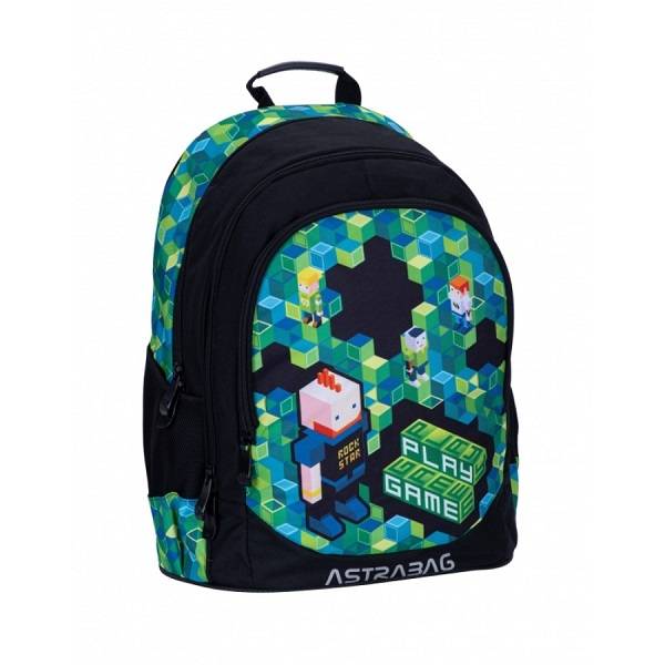 Astra ergonomikus iskolatáska, hátizsák – Game