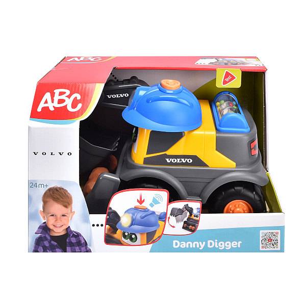 ABC Danny Digger kotrógép fénnyel és hanggal 25 cm