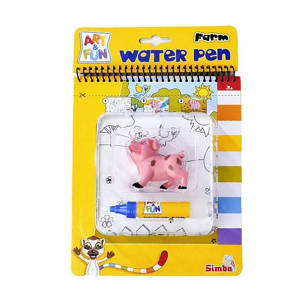 Art & Fun vízzel festhető kifestő figurával – Farm