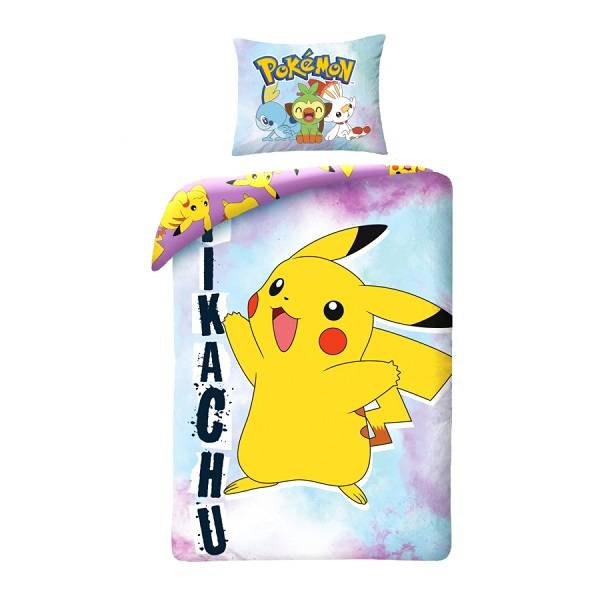 Pokemon ágyneműhuzat szett - Happy Pikachu