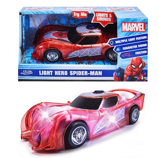 Marvel Light Hero kisautó fénnyel és hanggal – Spiderman