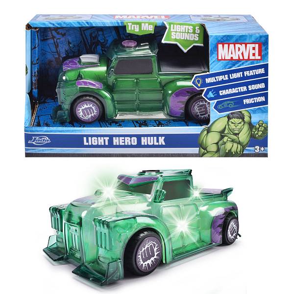 Marvel Light Hero kisautó fénnyel és hanggal – Hulk