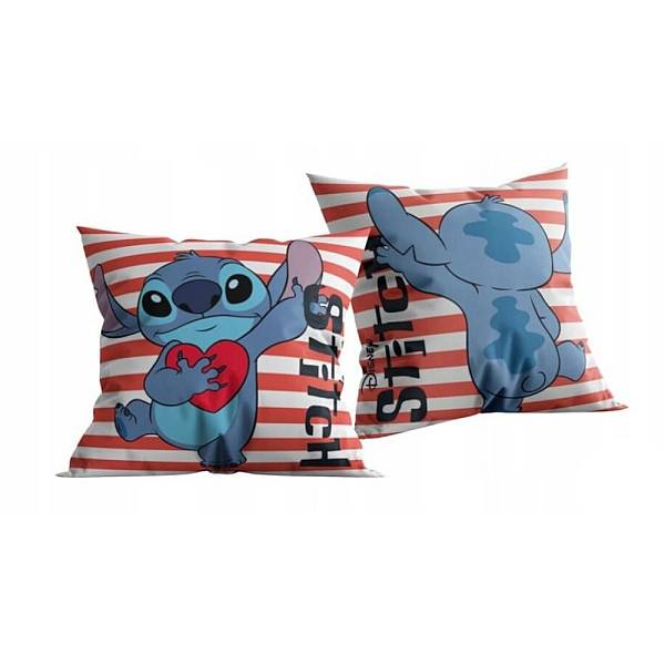 Stitch párna 40x40 cm - LOVE