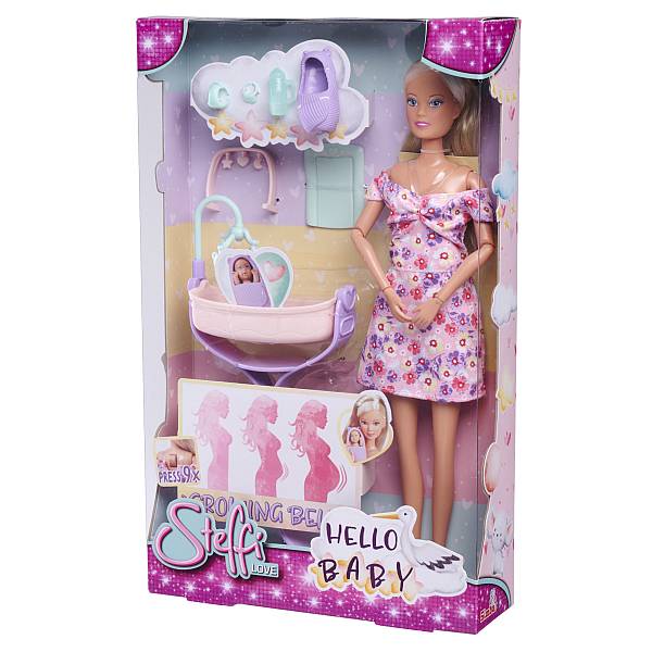 Steffi Love Hello Baby terhes baba játékszett