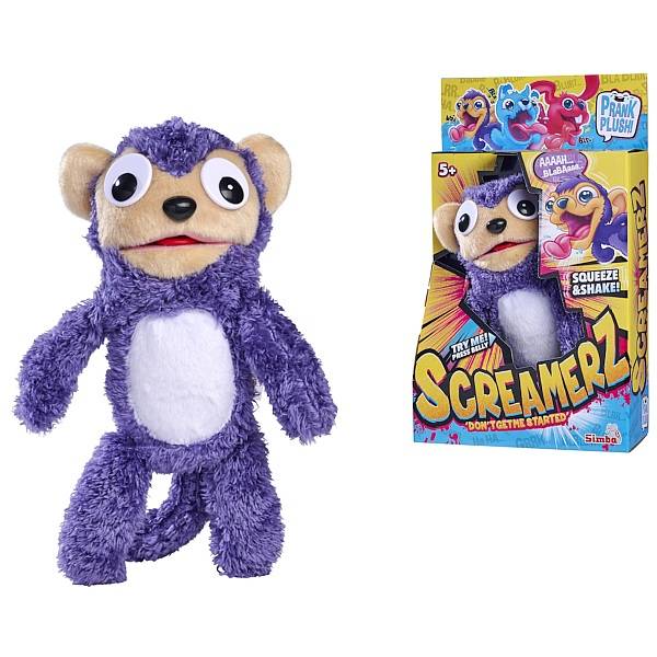 ScreamerZ sikítozó majom plüss figura 30 cm