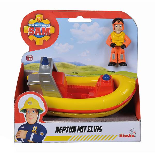 Sam a tűzoltó – Mini Neptune mentőcsónak Elvis figurával