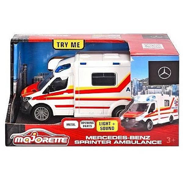 Majorette Mercedes Benz szirénázó mentőautó
