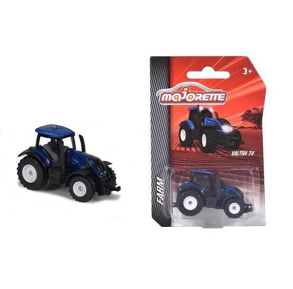 Majorette Farm jármű – kék traktor – Valtra T4