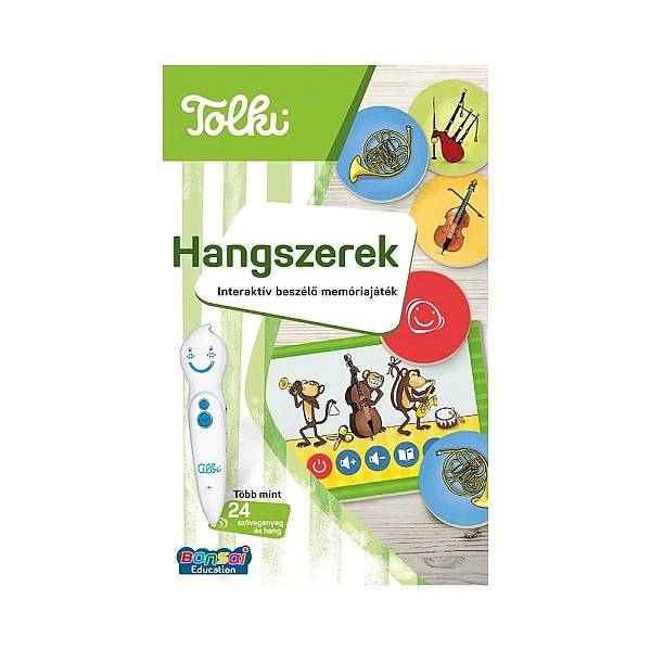 Tolki Interaktív beszélő memóriajáték - Hangszerek