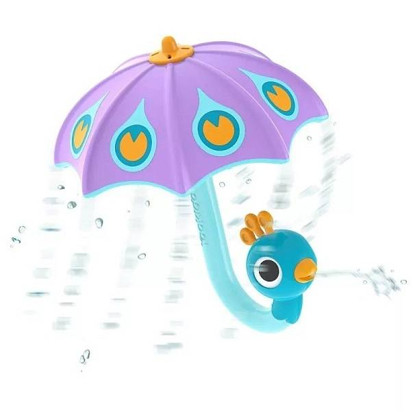 Vízzel tölthető páva esernyő - lila