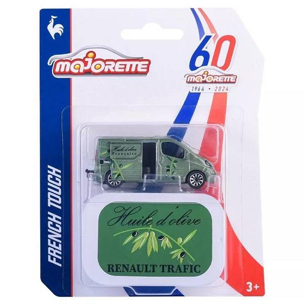 Majorette French Touch kisautó ajándék tárolódobozzal – Huile de olive Renault Trafic
