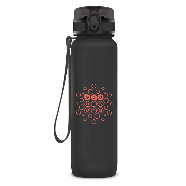 Ars Una motivációs kulacs 1000 ml matt - Dark gray