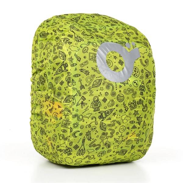 Topgal esővédő iskolatáskára - zöld