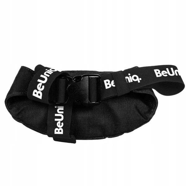 Paso fekete övtáska felirattal