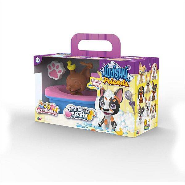 Washy Friends Color Reveal Pancsoló kutyus játékszett - Boston