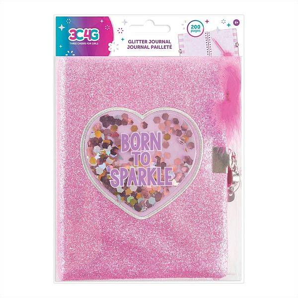 Make It Real csillámos napló tollal - Ragyogónak születtél