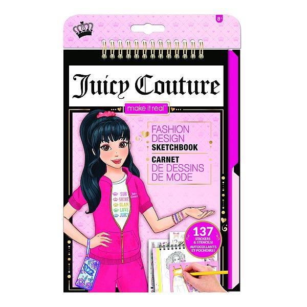 Make It Real Juicy Couture divattervező vázlatfüzet