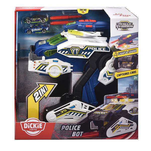 Dickie Police Bot átalakítható rendőrségi robot