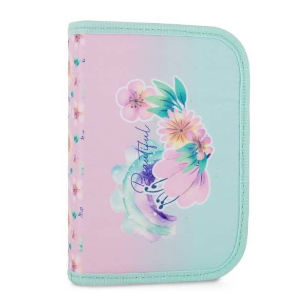 Oxybag virágos kihajtható tolltartó – pasztell