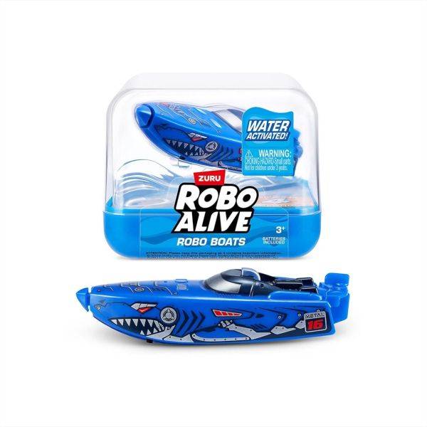 Robo Alive Robo Boats - kék robot kishajó