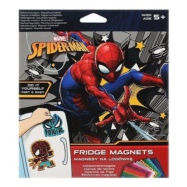 Spiderman hűtőmágnes készítő kreatív készlet - kétféle