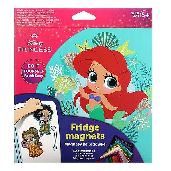 Disney hercegnők hűtőmágnes készítő kreatív készlet - kétféle