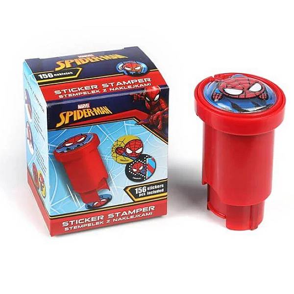 Pókember matrica bélyegző - kétféle