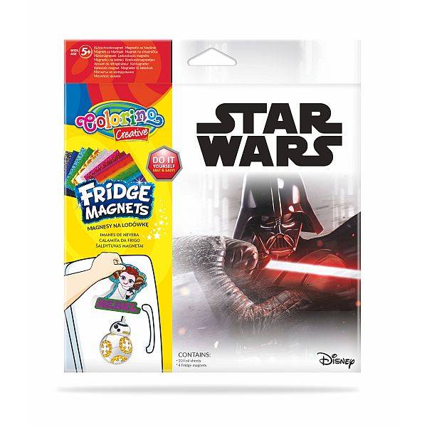 Colorino fóliás kreatív készlet - Star Wars hűtőmágnes