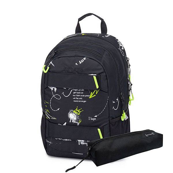 Oxybag ergonomikus iskolatáska tolltartóval – Graffiti