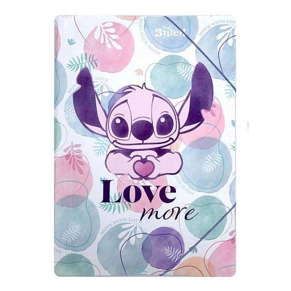 Coolpack Stitch PP gumis mappa A3-as - Love More