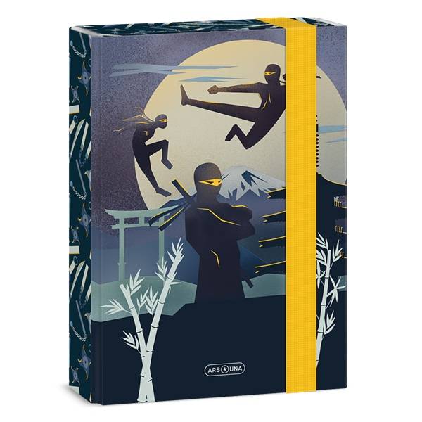 Ars Una füzetbox A5 – Ninjas in the dark