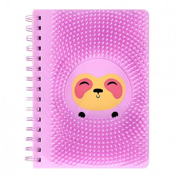 Lajháros spirálos notesz, napló szilikon borítóval A5-ös