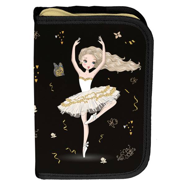 Balerinás kihajtható tolltartó – Love