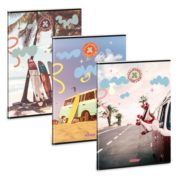 Ars Una kockás füzet A4 – California Lifestyle