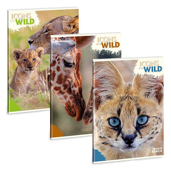Ars Una vonalas füzet A4 – Máté Bence Icons of the wild
