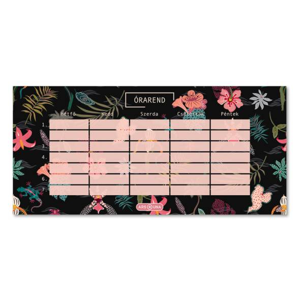 Ars Una virágos órarend – Tahiti