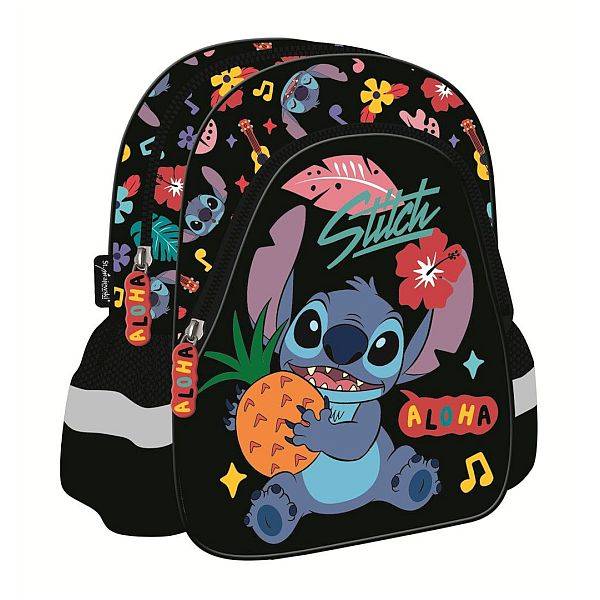 Stitch kisméretű hátizsák – Black Aloha