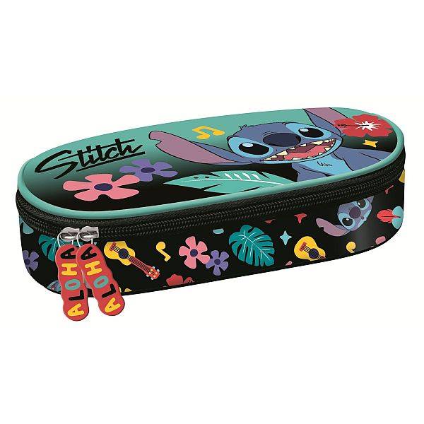 Stitch ovális tolltartó – Mint Aloha