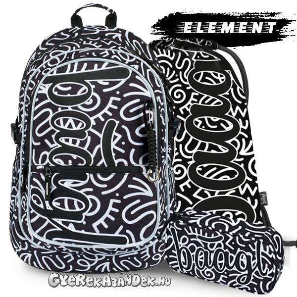 BAAGL iskolatáska, hátizsák SZETT – Element