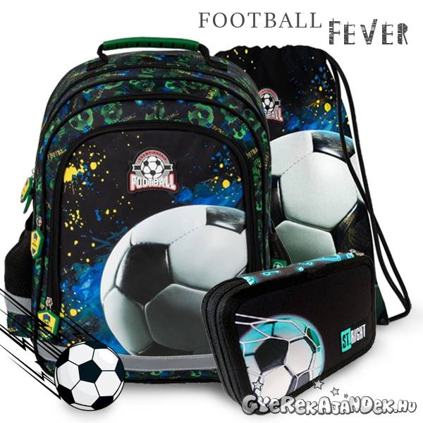 Focis iskolatáska hátizsák SZETT – Football Fever