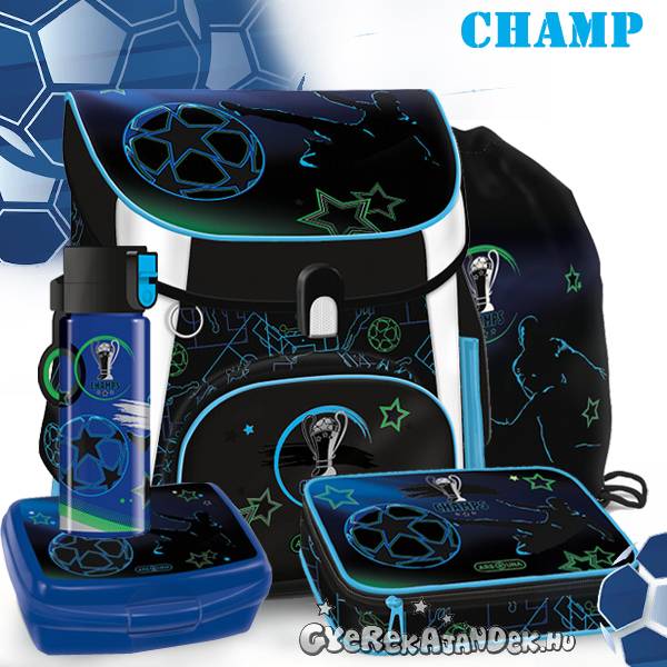 Ars Una focis iskolatáska mágneszáras SZETT 5 részes – Champs