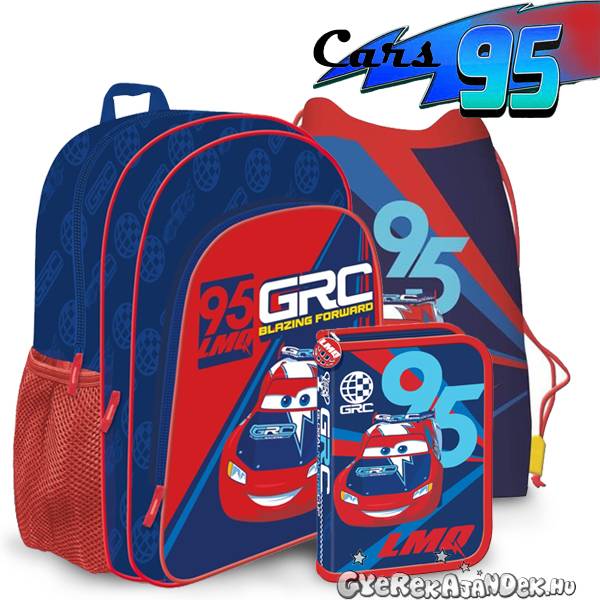 Verdák anatómiai iskolatáska, hátizsák SZETT – Cars
