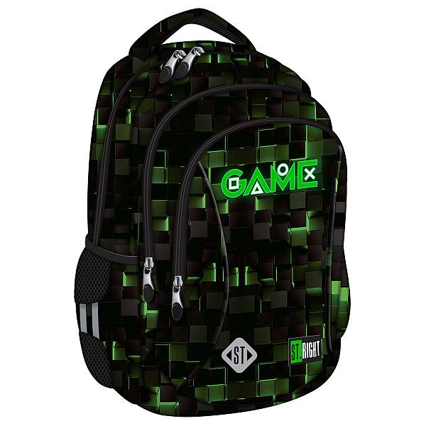 St. Right ergonomikus iskolatáska, hátizsák 39 cm – Green Game