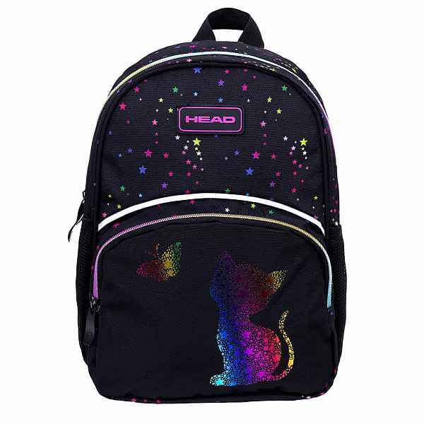 Head kisméretű cicás hátizsák – Rainbow Kitty