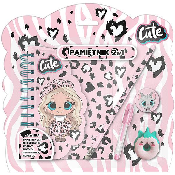 Best Friends napló írószerekkel - Cute