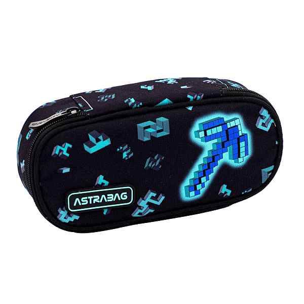 Astra ovális tolltartó – Dark Pixel