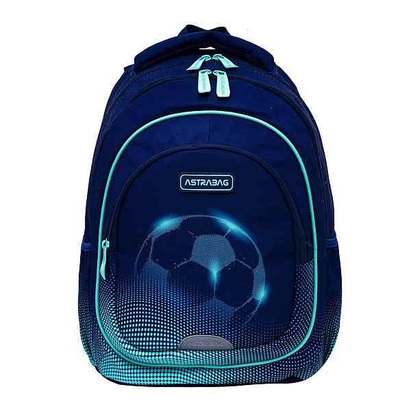 Astra ergonomikus iskolatáska, hátizsák 39 cm – Football Light